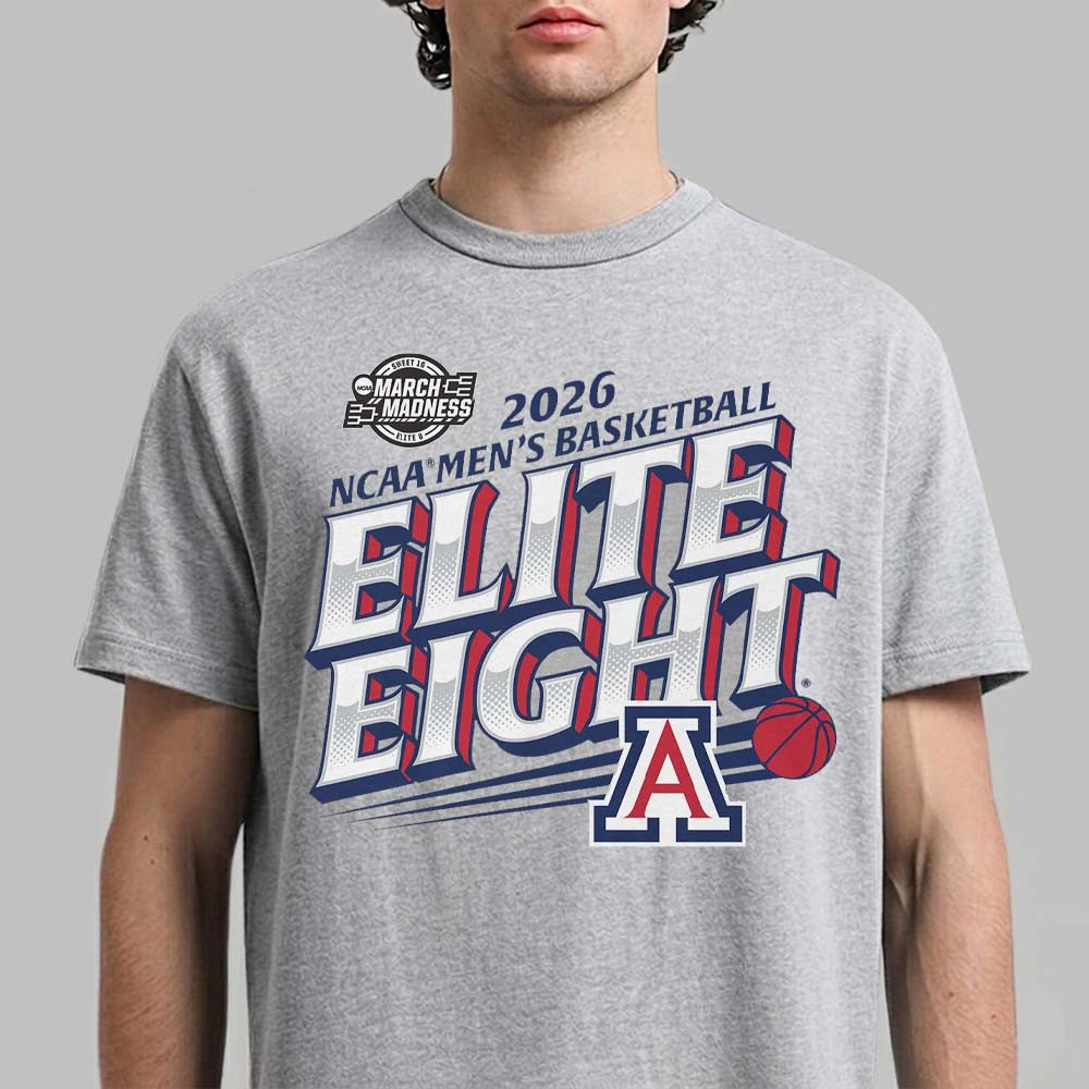 Arizona Wildcats Basketball 2026 NCAA March Madness T-Shirt Basketball Fan Merch Father's Day Gift