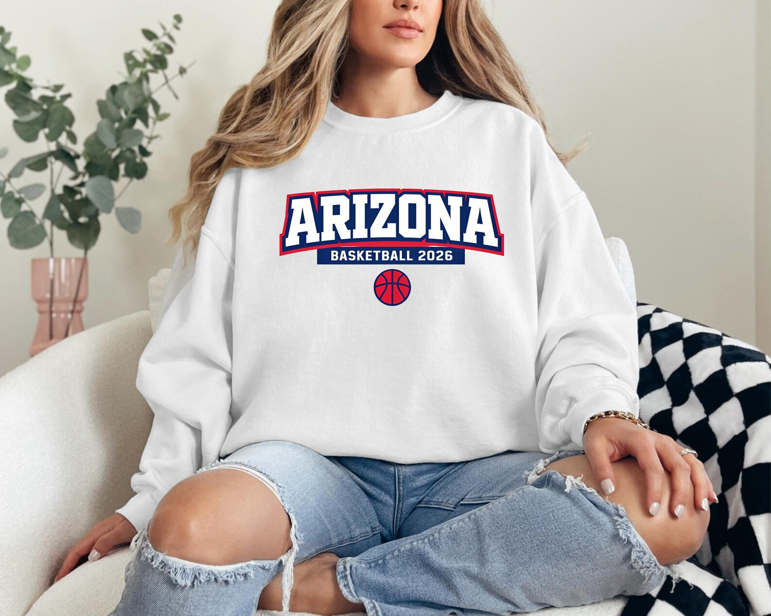 Arizona Wildcats Basketball 2026 Sweatshirt Final Four March Madness Bracket Apparel Best Fan Gear