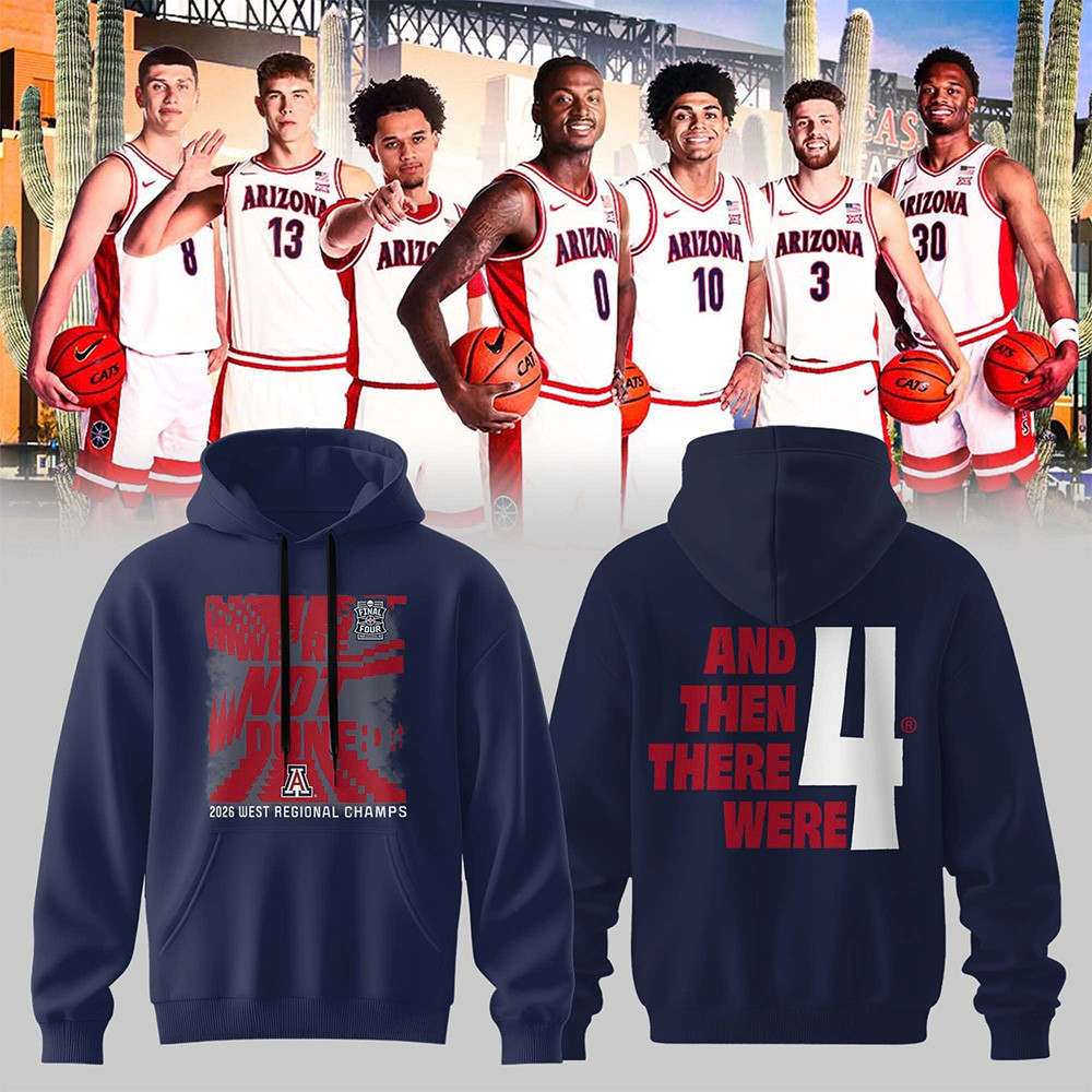 Arizona Wildcats Basketball Final Four Hoodie Arizona Wildcats 2026 Basketball Final Four Apparel