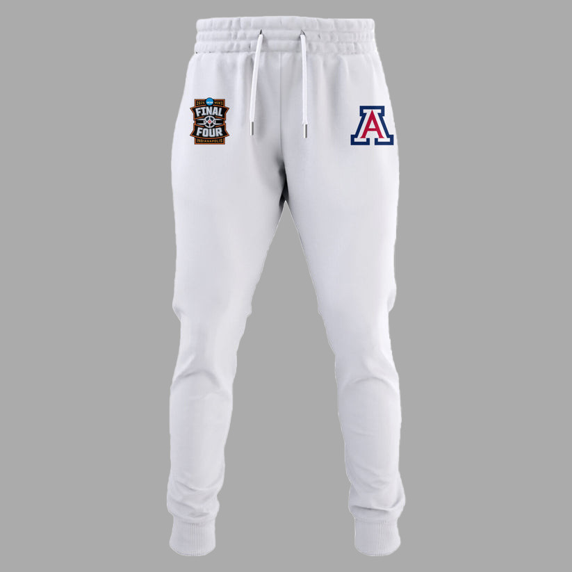 Arizona Wildcats Final Four Sweatpants 2026 NCAA Men's Basketball Clothing Fan Gift For Father
