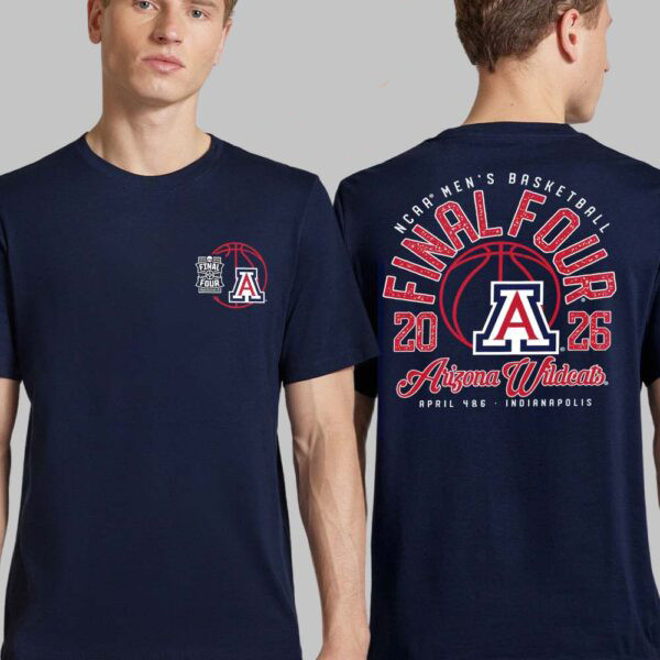 Arizona Wildcats Men's Basketball 2026 NCAA T-Shirt Arizona Wildcats Final Four Shirt Gift For Dad