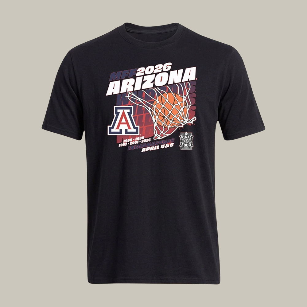 Arizona Wildcats MFF Men's Basketball Final Four T-Shirt March Madness Merch Fan Gear