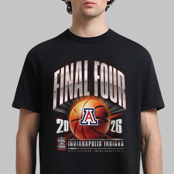 Arizona Wildcats NCAA Men's Basketball 2026 T-Shirt Arizona Wildcats Final Four Shirt Fan Gears