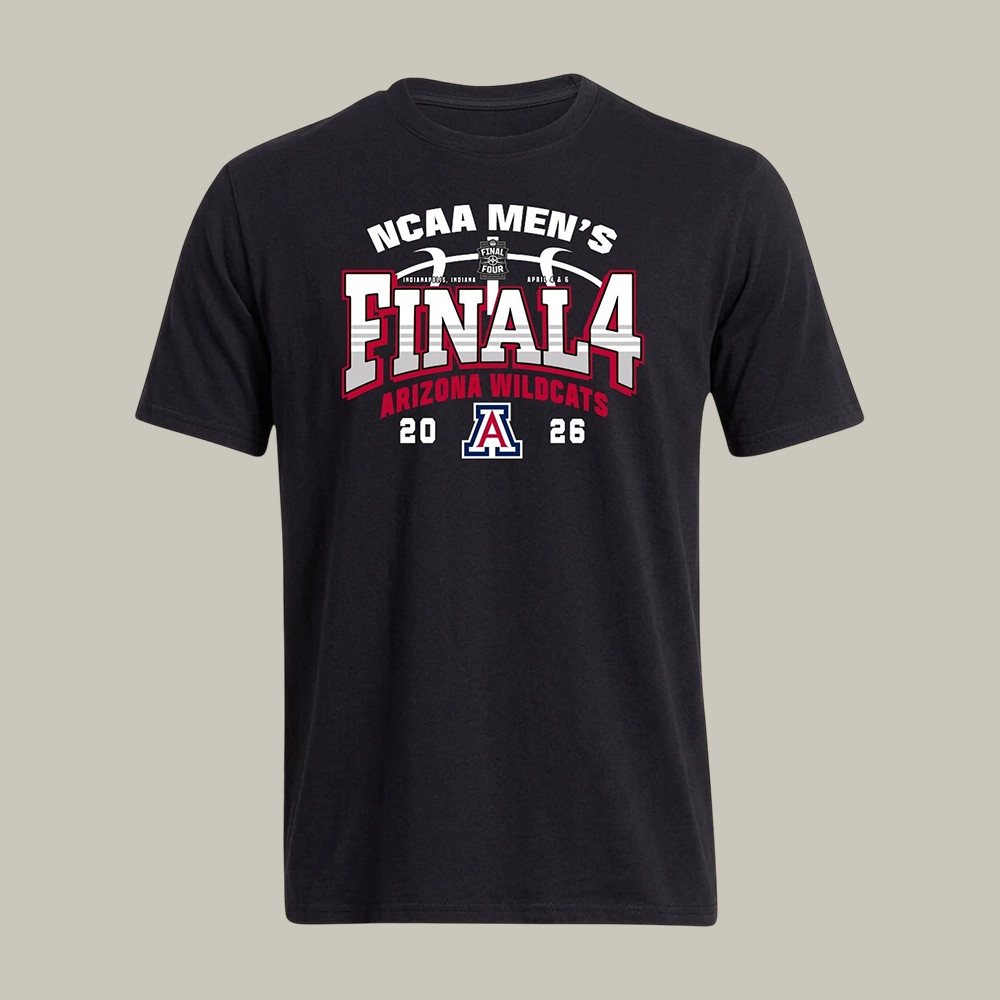 Arizona Wildcats NCAA Men's Basketball Final Lucas Oil Stadium T-Shirt 2026 Final Four Shirt