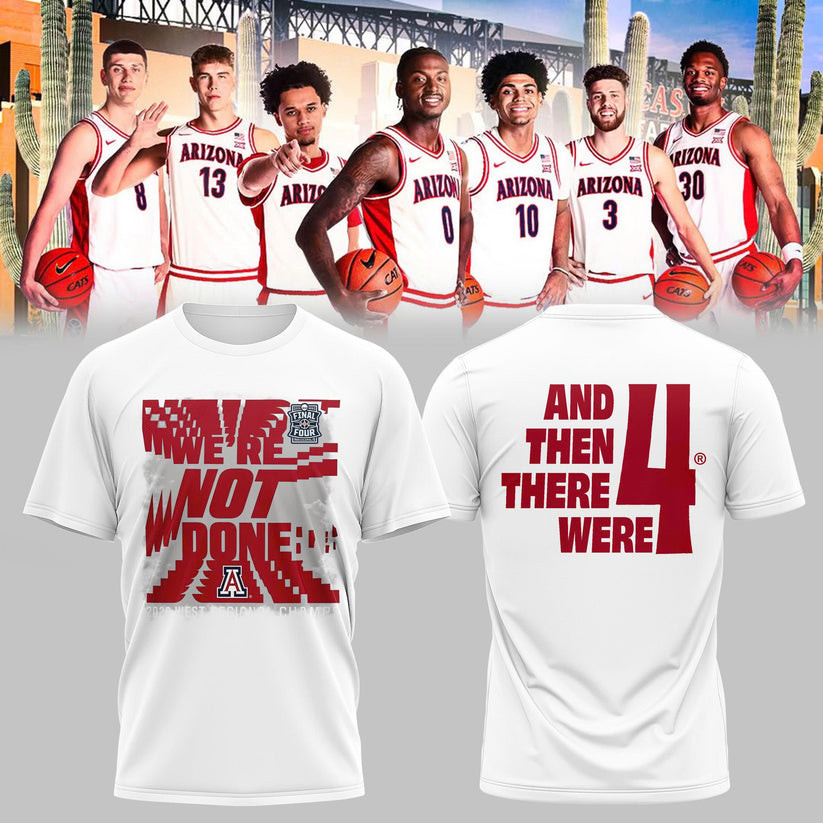 Arizona Wildcats West Region Champions 2026 T -Shirt Arizona Wildcats Final Four Clothes Fan Gear
