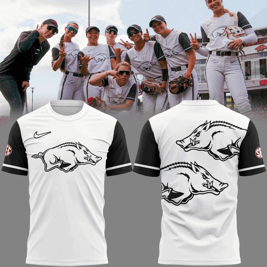 Arkansas Razorback Softball T-Shirt The Hogs 2025 Merch Clothing Gifts For Fans