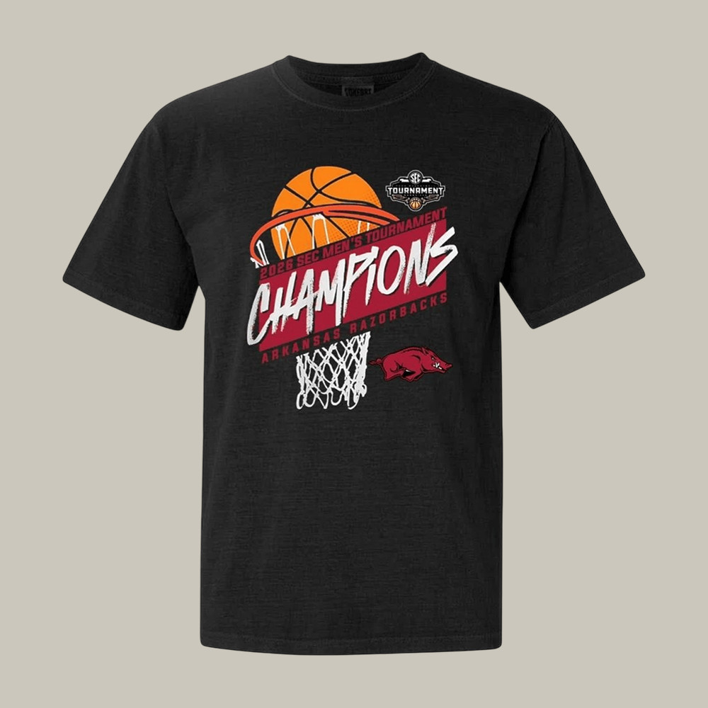 Arkansas Razorbacks 2026 Basketball Champs T-Shirt Basketball Clothes Best Fan Gear