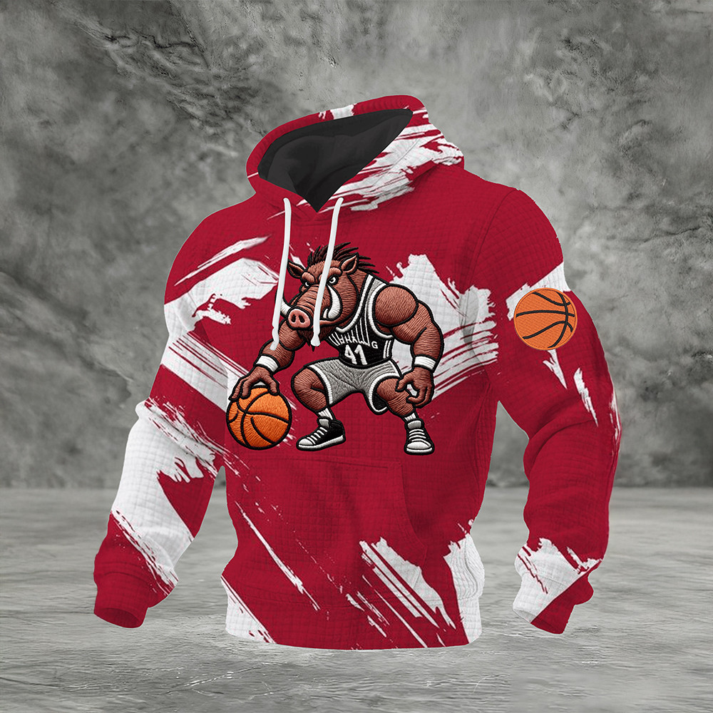 Arkansas Razorbacks Merch Basketball Hoodie Game Day Present Ideas For Basketball Lovers
