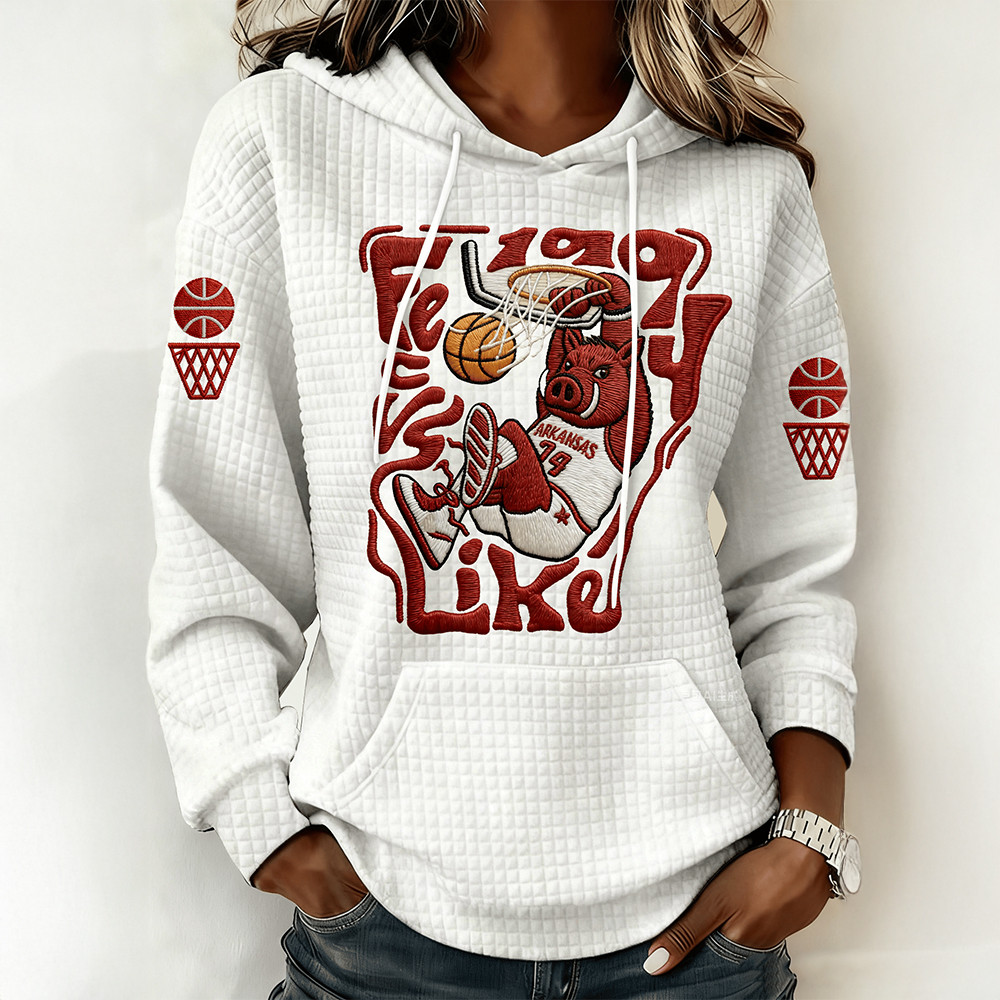 Arkansas Razorbacks Merch Woo Pig Sooie Hoodie Basketball Gifts For Fans