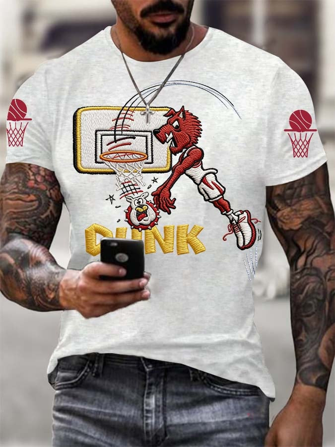 Arkansas Razorbacks Merchandise Dunk T-Shirt Basketball Player Gift Ideas