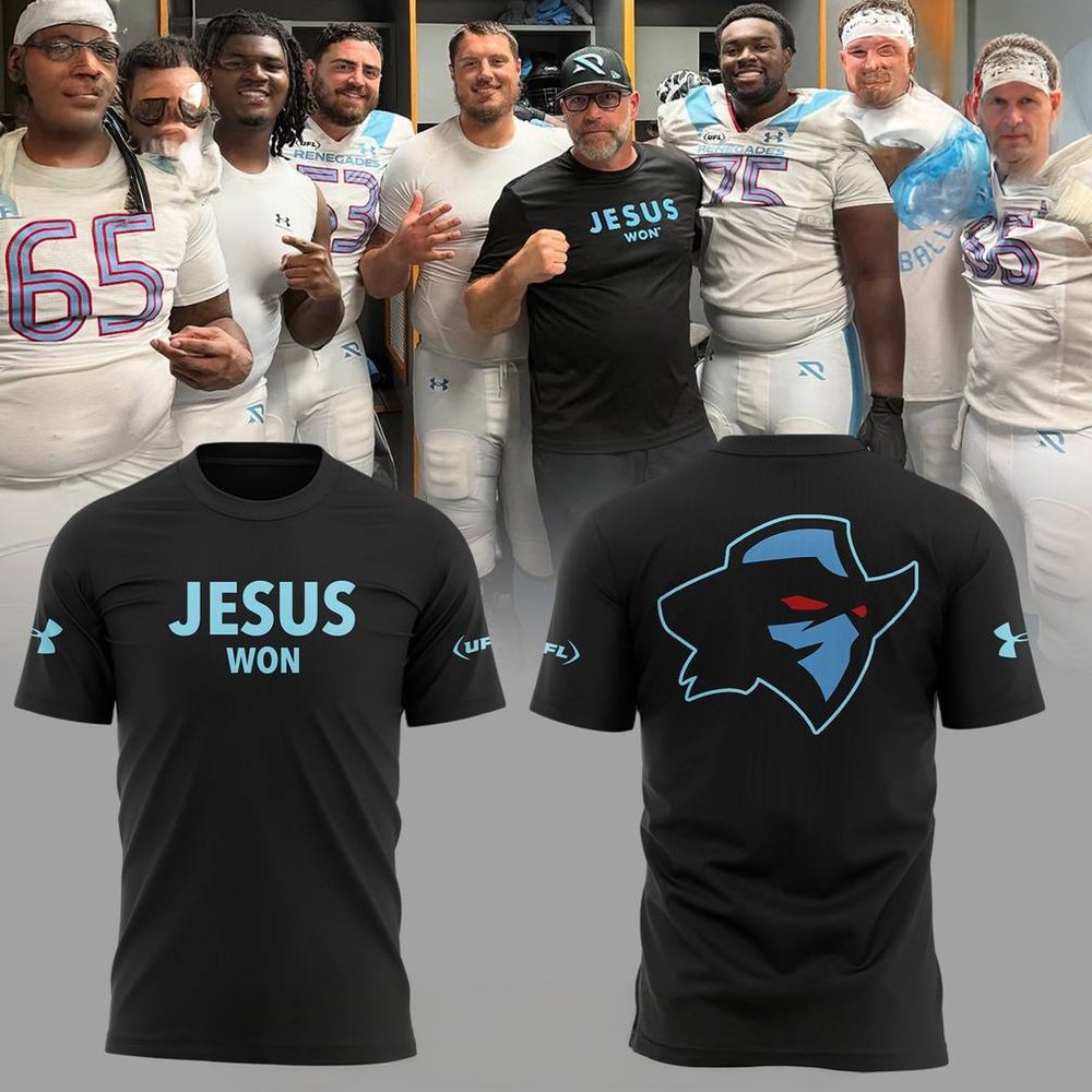 Arlington Renegades Jesus Won Special T-Shirt Gift Ideas For Football Players