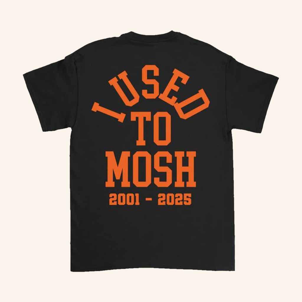 Armada Merch Bury Your Dead I Used To Mosh T-Shirt Music Related Gifts For Guys