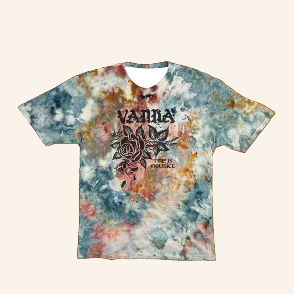 Armada Merch Vanna Time Is Violence Tie Dye T-Shirt Xmas Gifts For Him