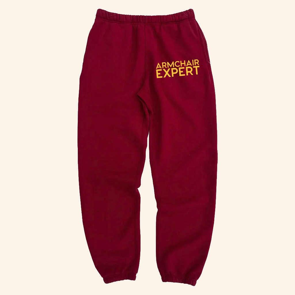 Armchair Expert Merch Armchair Expert Red Sweatpants Gifts For Friends Armchair Expert Merch Armchair Expert Red Sweatpants Gifts For Friends