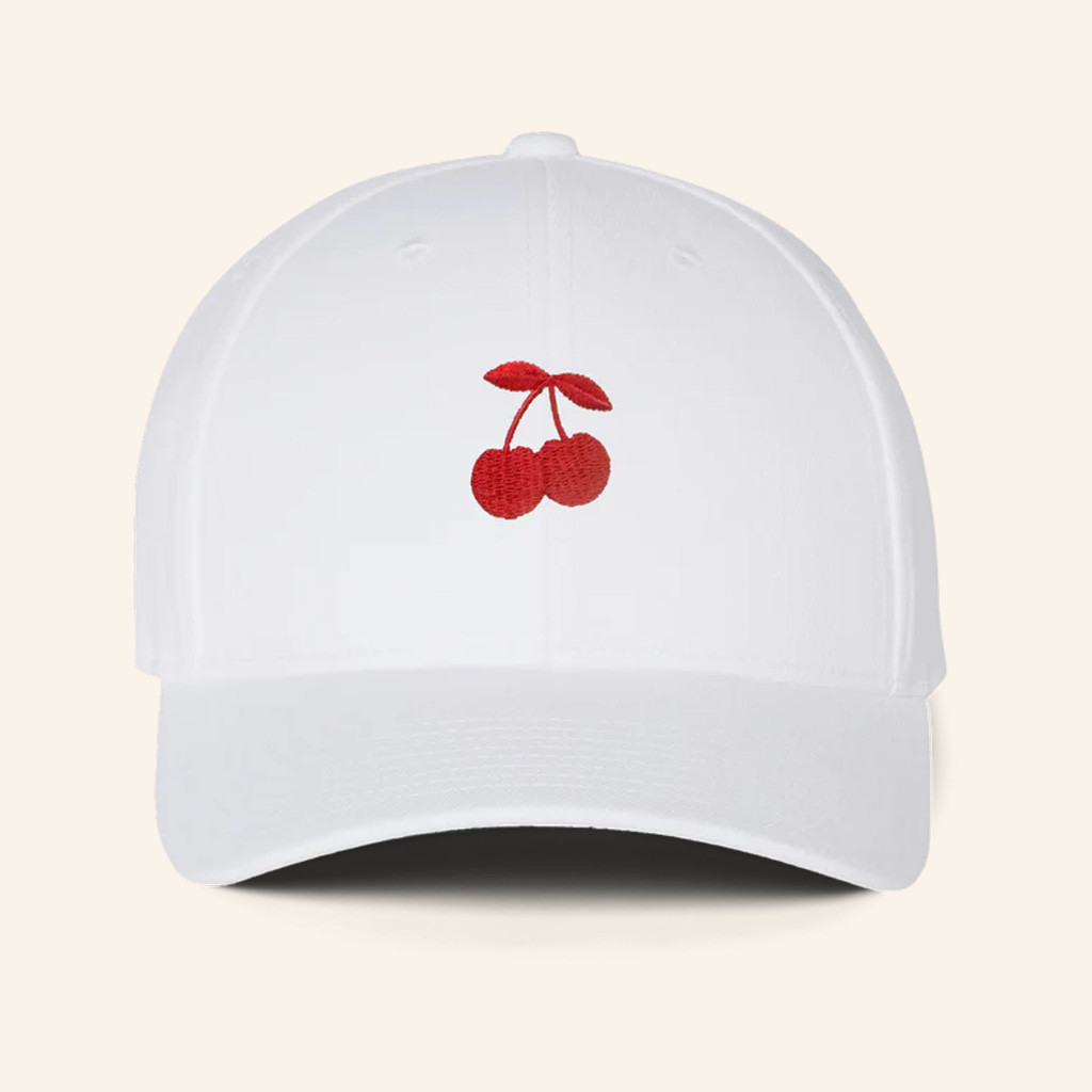 Armchair Expert Merch Cherry Embroidered Hat Gift Ideas For Daughter