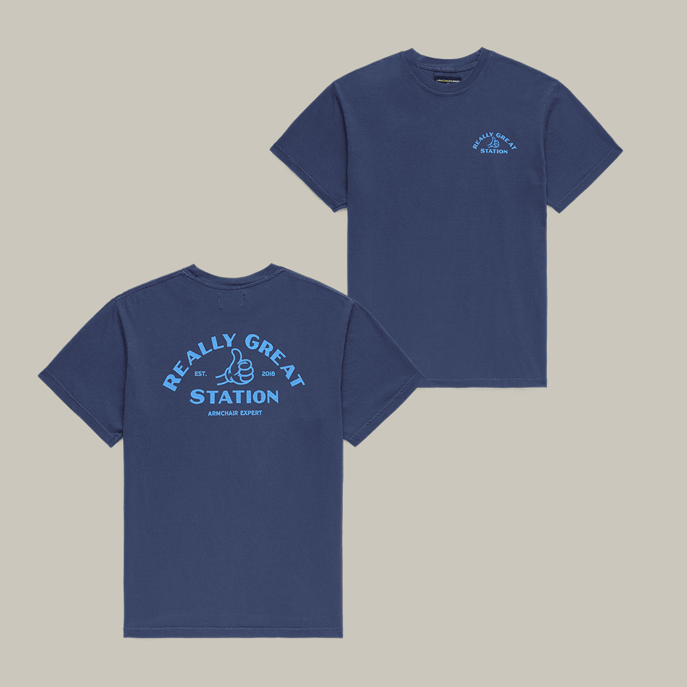 Armchair Expert Podcast Merch Really Great Station T-Shirt Cool Gifts For Husband