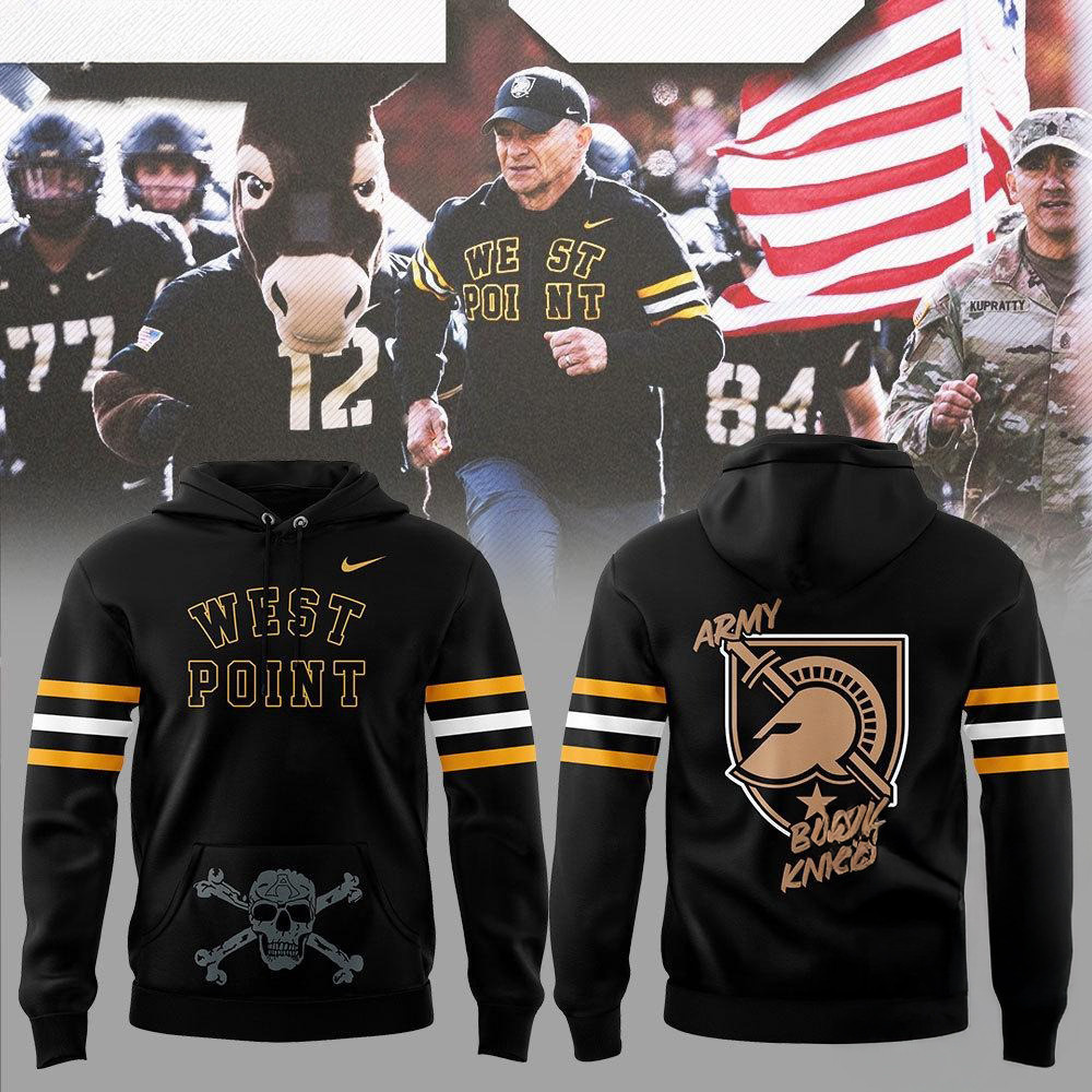 Army Black Knights Coach Jeff Monken 750 Winning Percentage In Last 16 Cic Games Hoodie