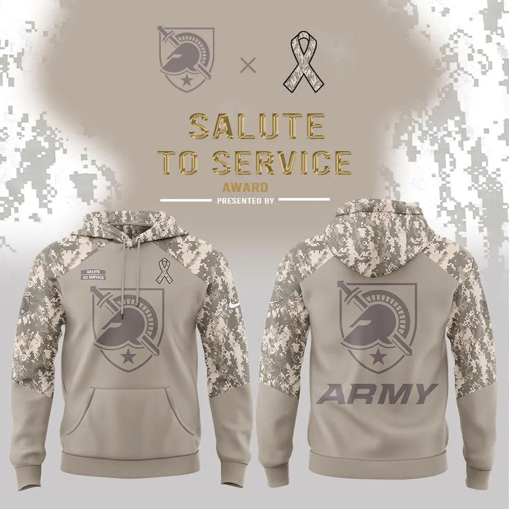 Army Black Knights Football Salute To Service Hoodie Presents For Football Fans