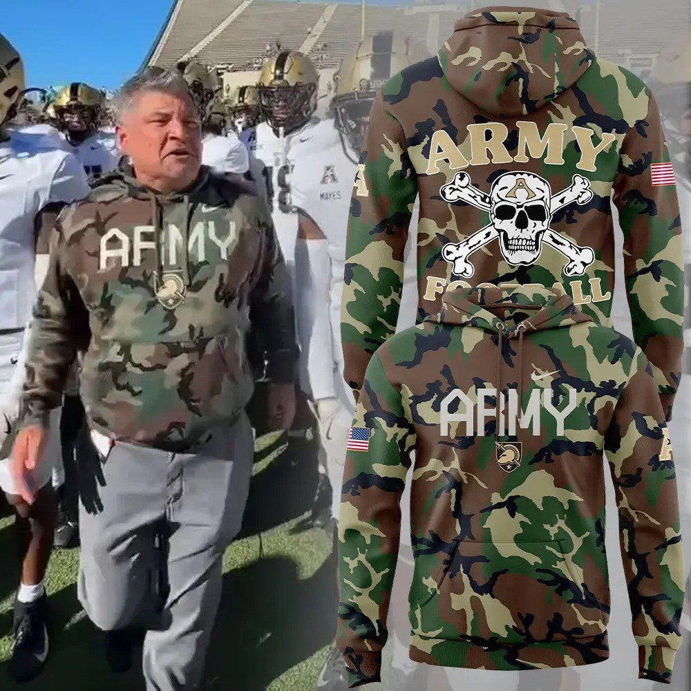 Army Black Knights Football Thanks Veterans Camo Hoodie Best Gifts For Football Fans