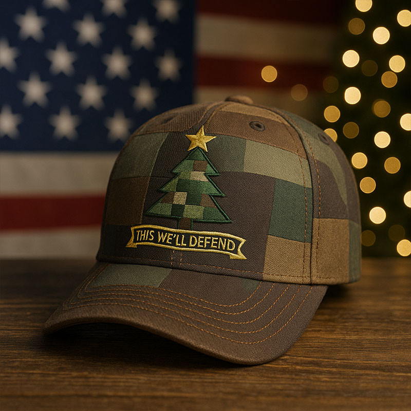 Army Christmas Hat This We'll Defend Vintage America Hat Patriotic Gifts For Him