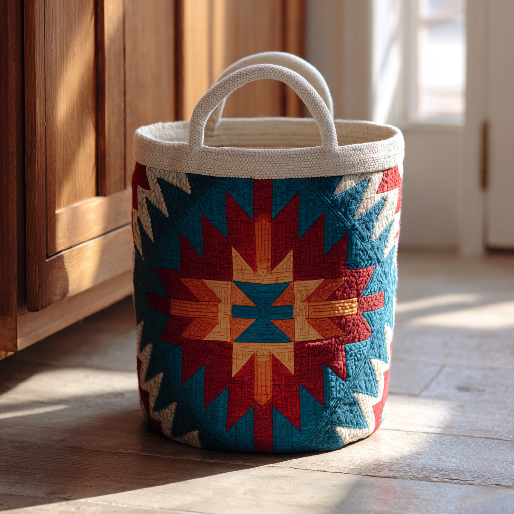 Arrow Lodge Quilted Laundry Basket Best Gift For Him