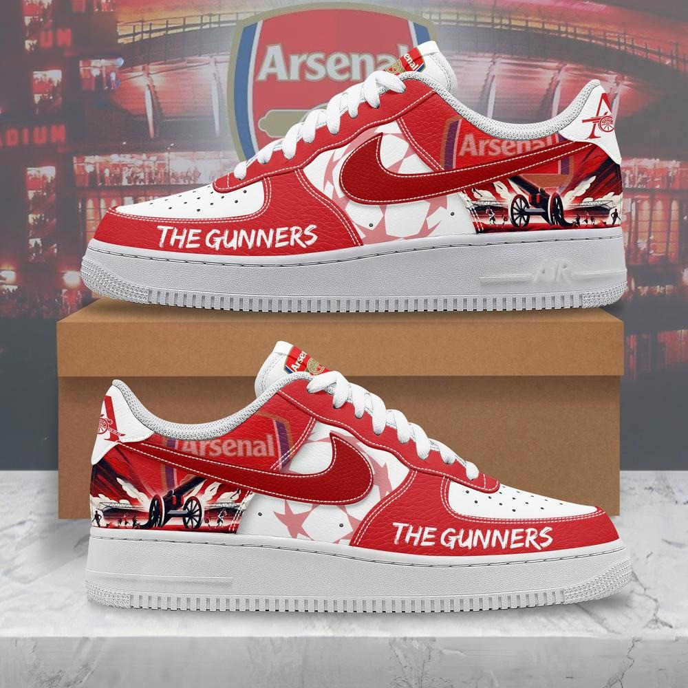 Arsenal The Gunners Limited Edition AF1 Shoes Soccer Enthusiast Gifts