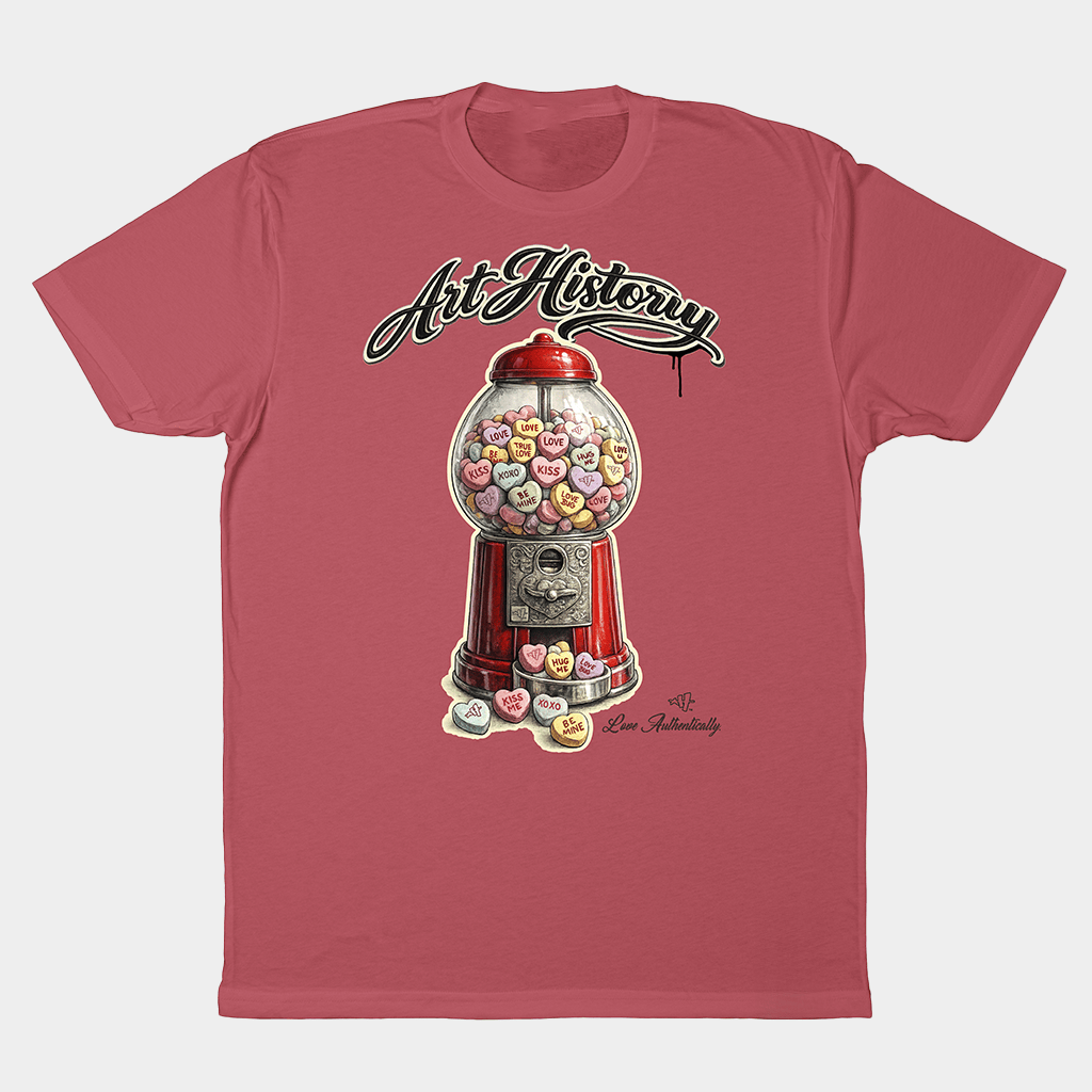Art History 101 Merch Candy Heart Machine Shirt Birthday Gift For Girlfriend