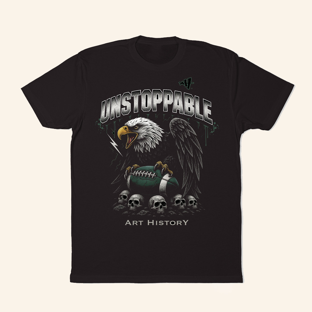 Art History 101 Merch Unstoppable T-Shirt Gift Ideas For Football Lovers