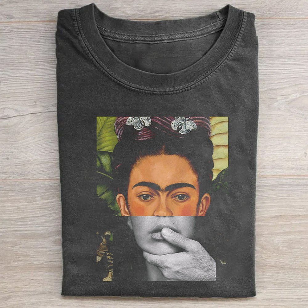 Art Print Women's Graphic T-Shirt Stylish Casual Tee For Creative Girls