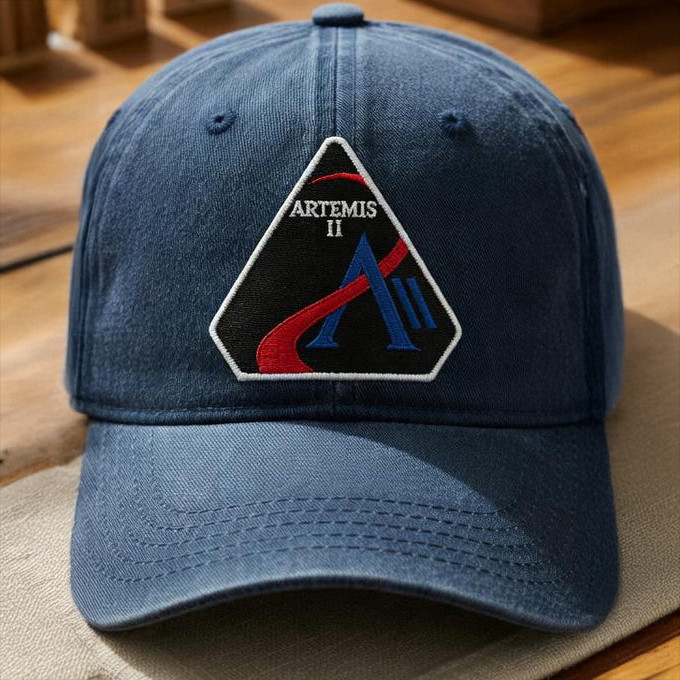 Artemis II 2026 Baseball Cap Space Exploration Mission Patch Clothes Gift For NASA Enthusiasts