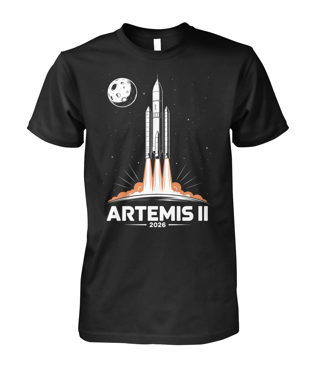 Artemis II 2026 Launch To The Moon T-Shirt NASA Artemis Mission 2026 Merch Astrophile Gift Idea