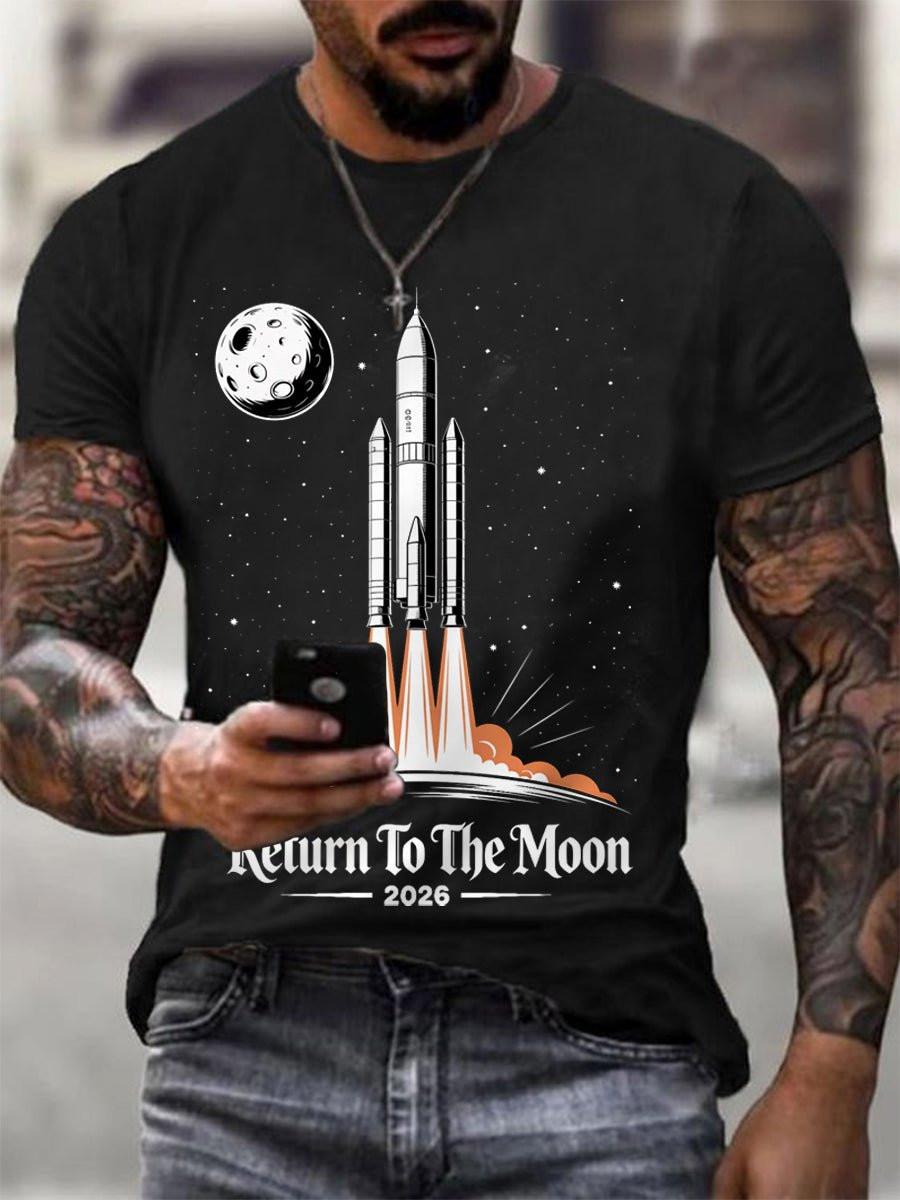 Artemis II 2026 Return To The Moon T-Shirt NASA Moon Mission 2026 Shirt Gift Idea