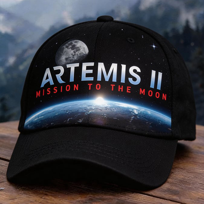 Artemis II 2026 Rocket Launch Hat NASA Moon Mission 2026 Merch Present For Friends