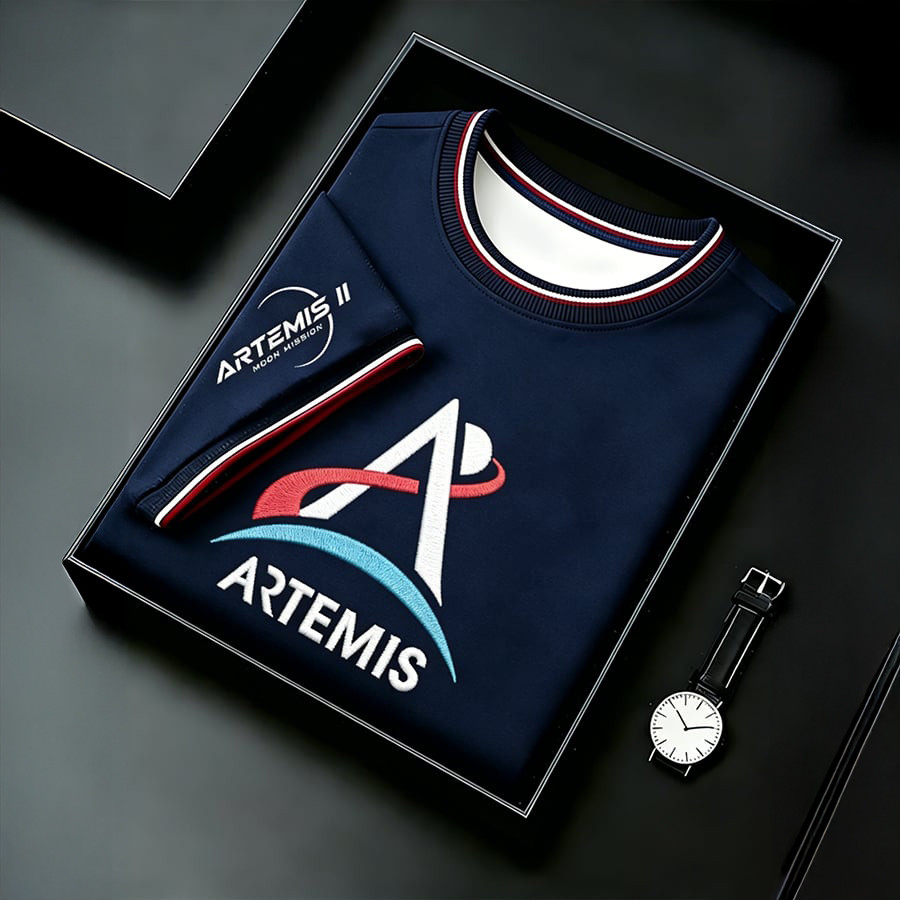 Artemis II 2026 Rocket Launch Space Mission T-Shirt NASA Moon Mission 2026 Clothes Present For Dad