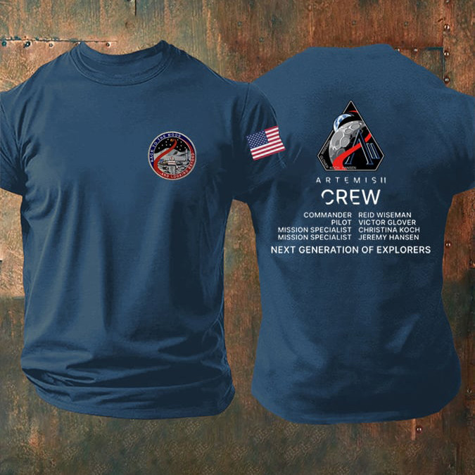 Artemis II 2026 T-Shirt Next Generation Of Explorers Tee Gift For Space Lover