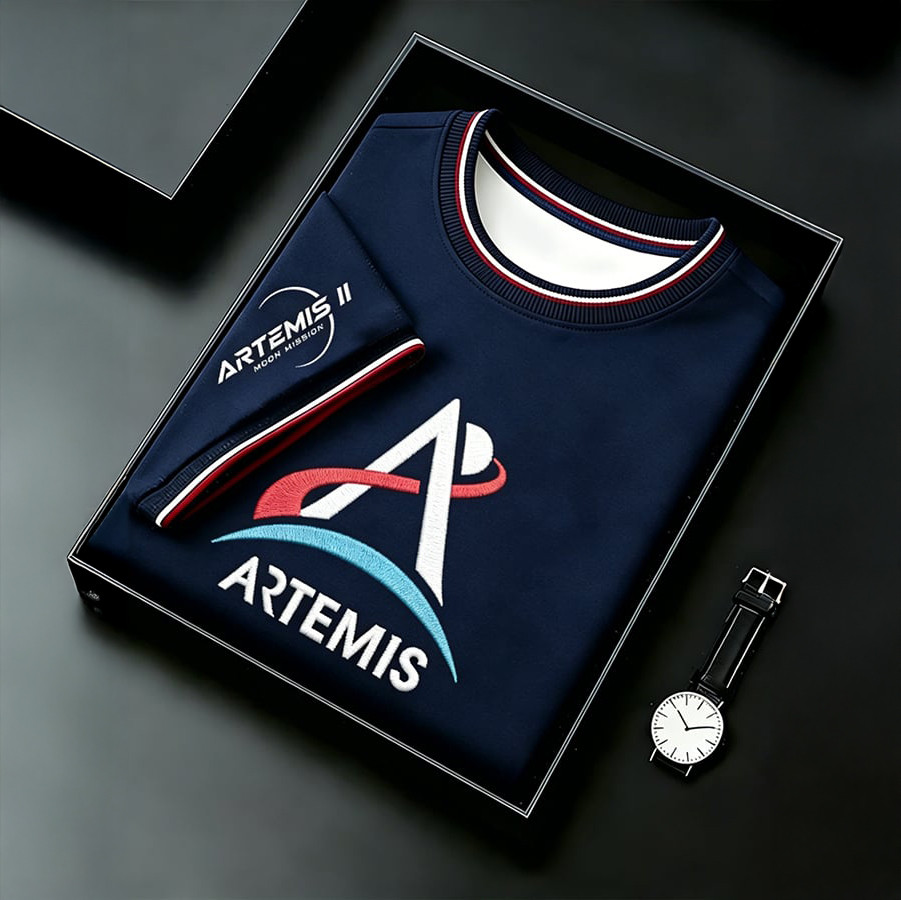 Artemis II 2026 T-Shirt Space Exploration Mission Logo Tee Gift For NASA Enthusiast