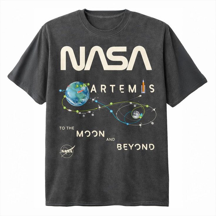 Artemis II 2026 T-Shirt To The Moon And Beyond NASA Mission Clothes Gift For Science Geeks