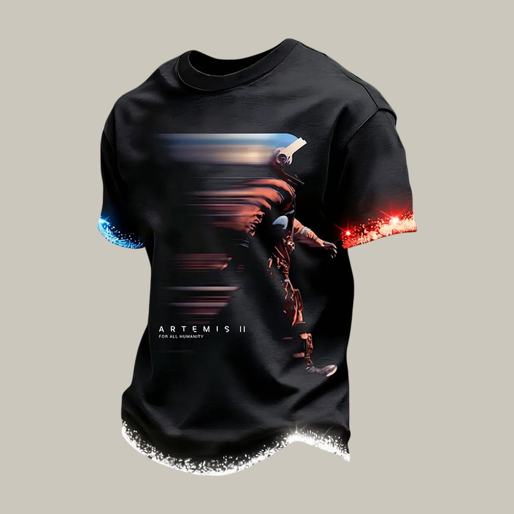 Artemis II Humanity Returns To The Moon T-Shirt First Lunar Flyby 2026 Clothes