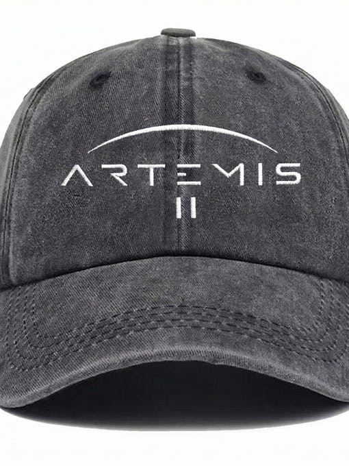 Artemis II Mission 2026 Hat Moon Landing Artemis 2 Mission Baseball Cap Gift For Astrophiles