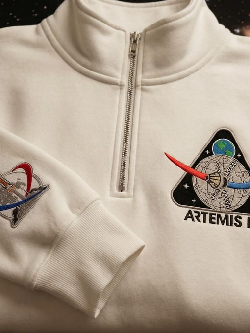 Artemis II Mission Moon Landing NASA Quarter Zip Sweatshirt Artemis 2 Mission Apparel Gift For Friends