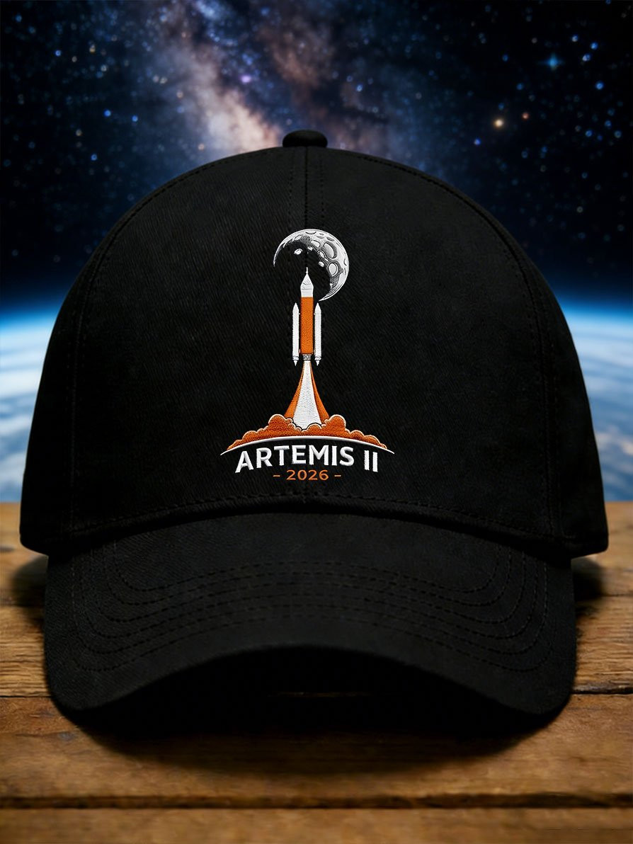 Artemis II Moon Mission Baseball Cap NASA Inspired 2026 Space Exploration Hat Space Lover Gift