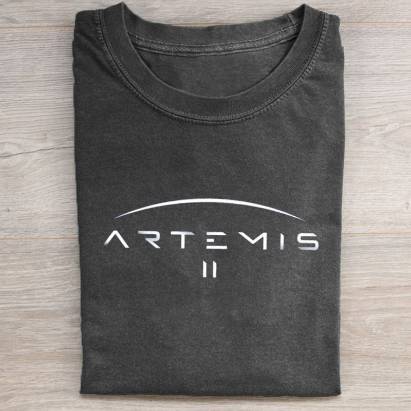 Artemis II Moon Mission T-Shirt NASA Astronaut Fan Apparel Astronomy Fan Gift