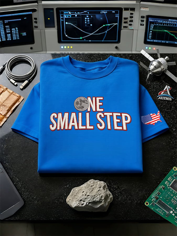 Artemis II Moon Mission Themed T-Shirt Artemis 2 Mission Clothes Good Gift For Astrophiles