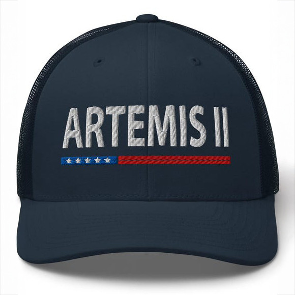Artemis II NASA Landing On The Moon Hat Artemis 2 Mission Baseball Cap Gift For Astronomy