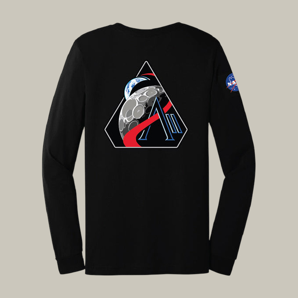 Artemis II NASA Long Sleeve Shirt Artemis 2 Mission Merch Unique Gift For Father's Day