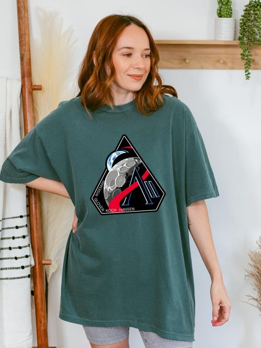 Artemis II NASA Mission T-Shirt Space Exploration Patch Merchandise Gift For Universe Explorer