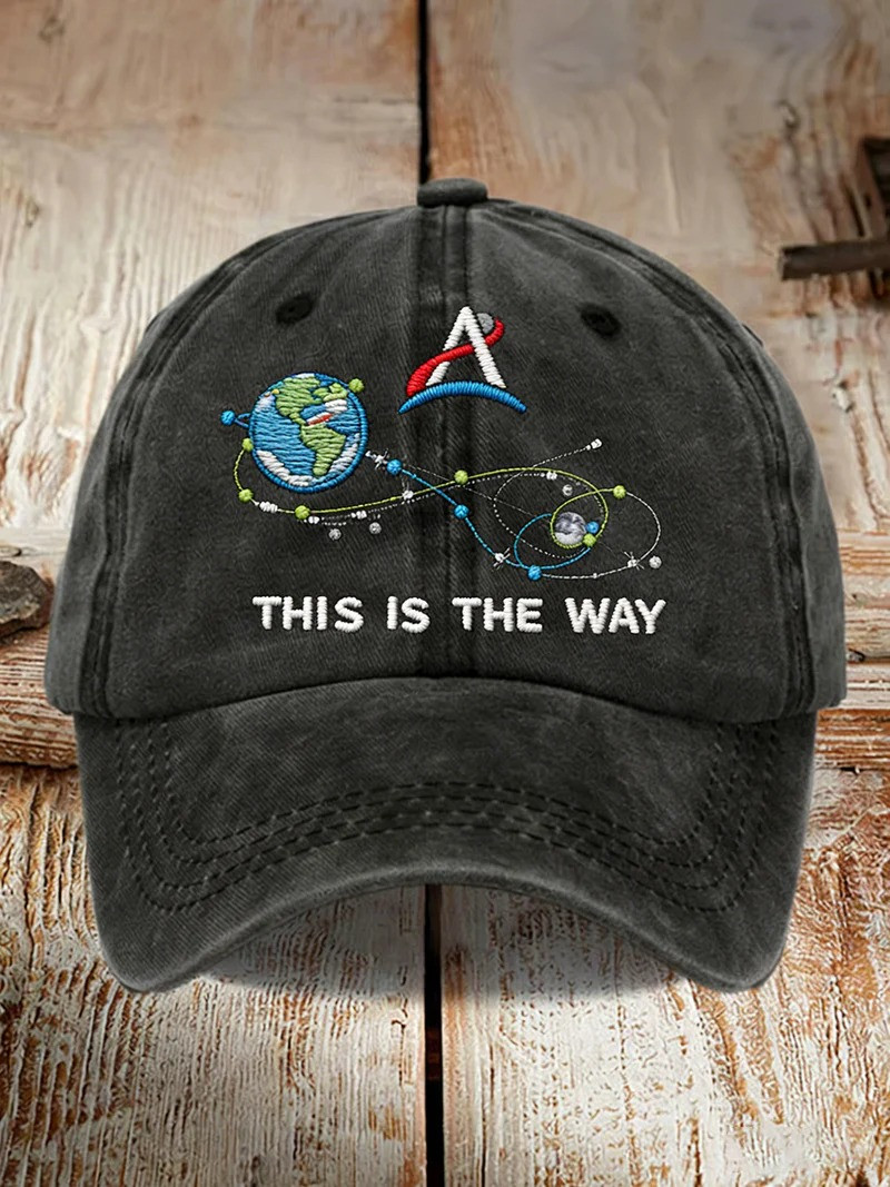 Artemis II NASA This Is The Way Baseball Cap Moon Mission Hat Gift For Space Lovers