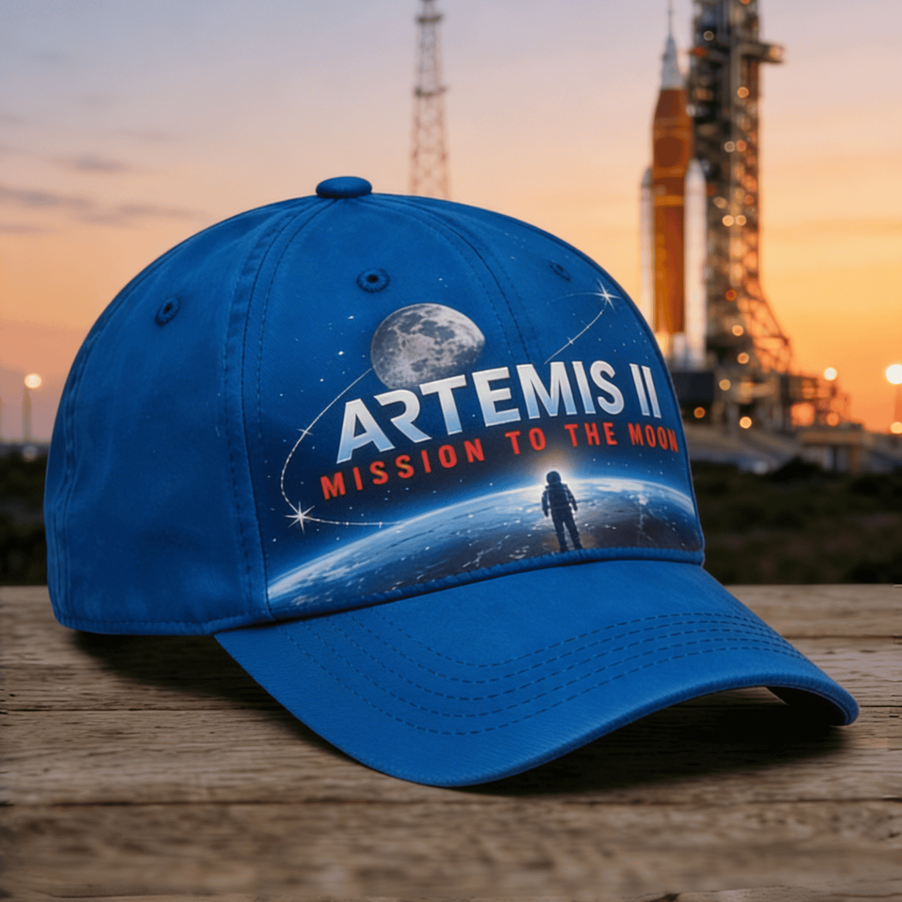 Artemis II Space Mission Commemorative Hat First Lunar Flyby 2026 Baseball Cap Gift For Fans