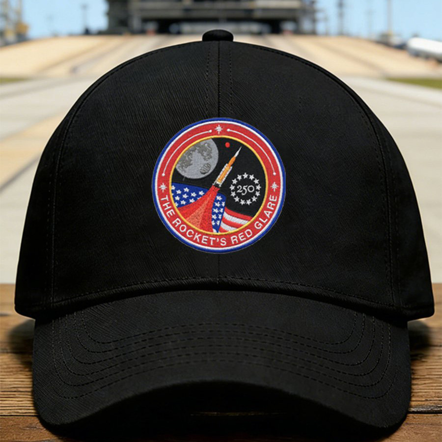 Artemis II The Rocket Landing On The Moon Hat NASA Moon Mission 2026 Baseball Cap