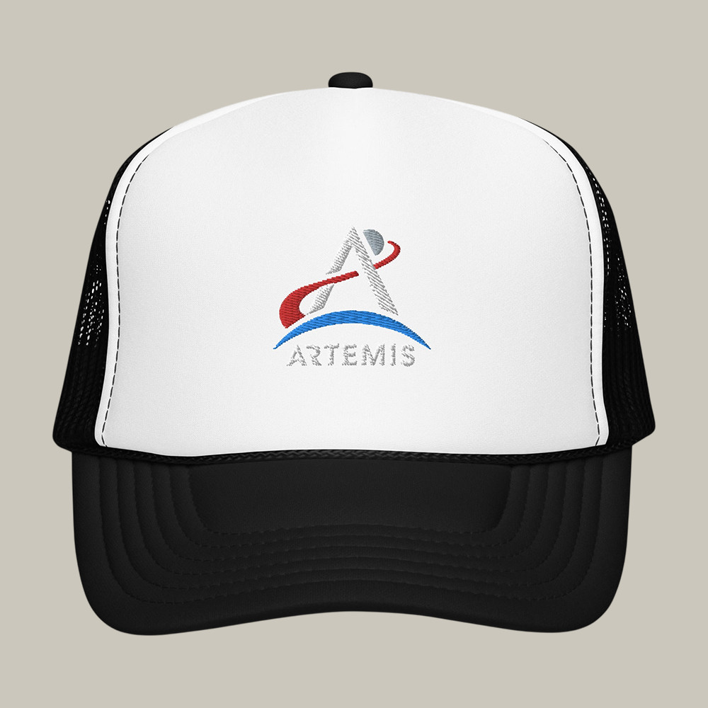 Artemis NASA Trucker Hat NASA Moon Landing 2026 Trucker Cap Present For Dad